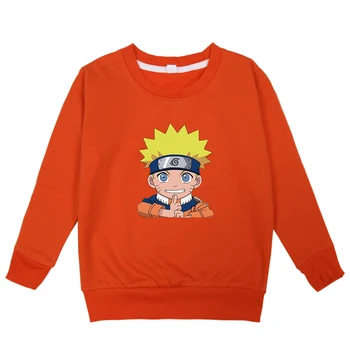 Naruto Fant Hoodie Moda Priložnostne Otroci Malčka Dolg Rokav Hatake Kakashi Bombažne Trenirke Za Šport Vrhovi Outwear Puloverju
