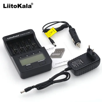 Liitokala Lii - 100 500 LCD 3,7 V 18650 18350 18500 16340 17500 25500 10440 14500 26650 1.2 V AA AAA NiMH litijeva baterija Polnilnik