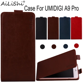 AiLiShi Primeru Za UMIDIGI A9 Pro Luksuzni Flip Vrhu Kakovosti Usnja Primeru UMIDIGI Izključno Telefon Zaščitni Pokrov Kože+Sledenje