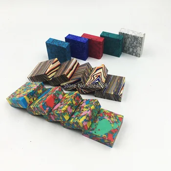 7 Vrste Barve Umetno Turkizno DIY Nož Ročaj Material za Obrt Materialov 30x30x10mm 1piece