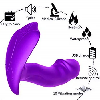 Nosljivi G Spot za Ogrevanje Metulj Vibrator Sextoy Ženski Vibrator za Dve Vibracijske Hlačke Erotično Blaga Seks Trusk Sex Shop.