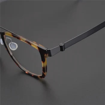 Ne Vijak Kvadratnih Čistega Titana Očal Okvir Moških Očala Moški Klasično Optično Recept Očala Okvirji Gafas Oculos 4507