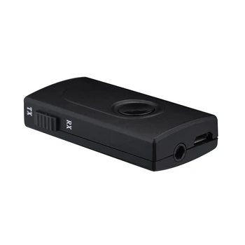 2 V 1 Oddajnik A2DP 3,5 mm Bluetooth Sprejemnik Prenosni Glasbeni Brezžični Adapter Black Stereo