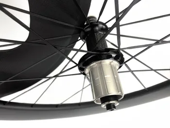700 C ogljikovega polne kolesa spredaj 3-napere zadnjega 88mm track/cestni kolo 3k mat dvojica clincher/cevni ogljika, izposoja koles
