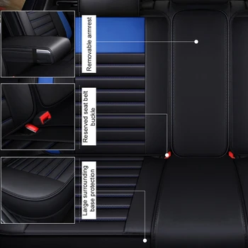 5-Sedež Avto Sedeža Nastavite Blazine Zaščitnik Pribor za Subaru Legacy Outback Gozdar Impreza WRX STI XV Crosstrek