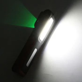 COB LED Svetilko, Baklo na Prostem Priročna Svetilka Prenosna Akumulatorska delovna svetilka Kampiranje Varčevanje z Energijo Svetilke Z Magnetom Kavelj