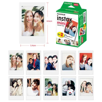 Fujifilm Instax Mini Film 3-Palčni Beli Rob 64 Žepi Fotografski Papir Album za Polaroid LiPlay Mini 9 8 7s 25 70 90 Hitra Kamera