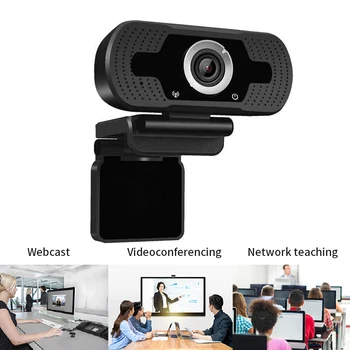 Polni 1080P HD Webcam, USB Pc Računalnik, Kamera z Mikrofonom Voznik-brezplačen Video Kamero v Živo Web Cam Široki Video