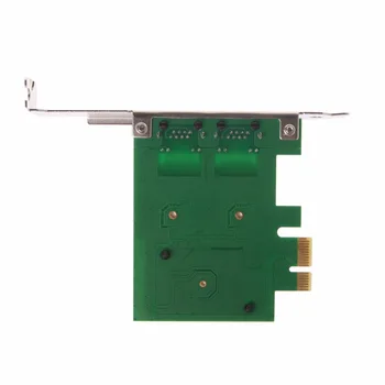 Dual-Port PCI Express PCI-E X1 Gigabit Ethernet mrežne Kartice 10/100/1000Mbps Stopnja LAN vmesnik Visoka Kakovost Au06 19 Dropship