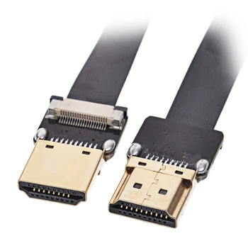 CYFPV HDMI je združljiv Tip A Moški HDMI je združljiv Moški HDTV FPC Flat Kabel za FPV HDTV Multicopter iz Zraka 20 cm 50 cm