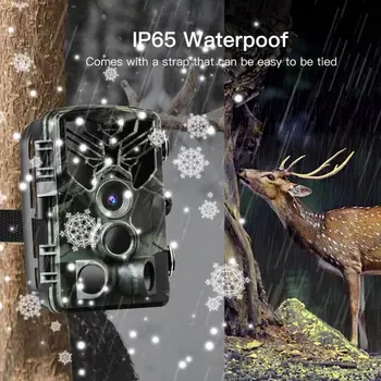20MP Lovska Kamera Brezžična Wifi APP IP65 Vodotesen Lovska Kamera za Nočno opazovanje divjih živali ir Lovske Kamere
