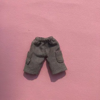 Ob11 otroška oblačila hlače Meijie prašičev 1/12 BJD lahko nosite žamet naravnost hlače lutka obleko lutka Dodatki