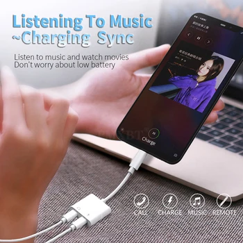 Tip-C Do 3,5 mm Jack za Slušalke Napajalnik Priključek AUX Audio izhod za Slušalke USB-C na USB-C Polnjenje Pretvornik Za Samsung S10 S20 Huawei