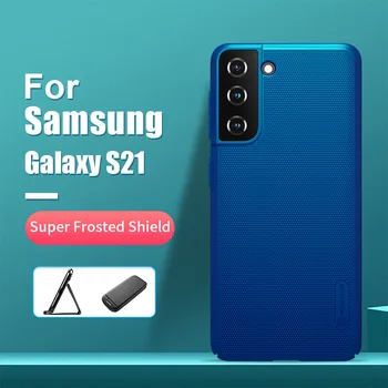 Za Samsung Galaxy S21 primeru NILLKIN Motnega PC Mat težko hrbtni pokrovček Darilo Nosilec za Samsung Galaxy S21 plus Telefon Primerih 12.15