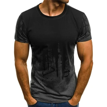 Najnovejše 3D Tiskanih Prikrivanje T-Shirt Črnilo Narišite Vzorec Kratek Rokav Poletje Quick dry Priložnostne Tees Modni O-Vratu moška T-shirt majica