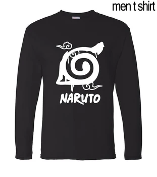 Naruto, Naruto Uzumaki Nov Prihod Moške Majice 2019 Pomlad Poletje Bombažne Majice z Dolgimi Rokavi Priložnostne Slim Fit Vrhovi Tees S-XXL