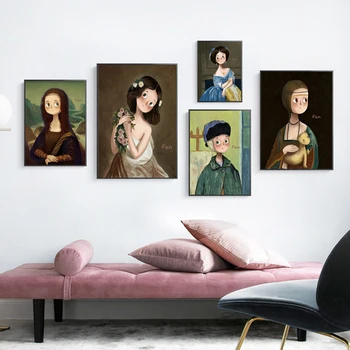 Lep Mona Lisa letnik oljno slikarstvo, umetnost plakatov in fotografij, stenskih platno, slike za dnevna soba dekoracijo