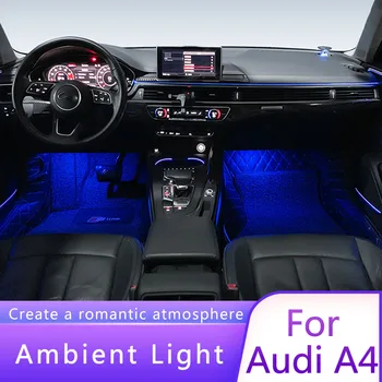 Za Audi A4 B9 A5 S5 2017 ---- 32 barva vrat centralni nadzor osvetlitve okolja vzdušje lučka 16 lučka embalaža