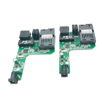 Gigabit Ethernet stikalo Optični Mediji Pretvornik Optični Sprejemnik, 1000M Polno PCBA s Optični modul