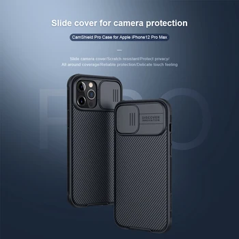Za Apple iPhone 12 Pro Max 5G Primeru ,iPhone 11 Pro Max Primeru,NILLKIN Fotoaparat Zaščito Stran Zaščito Pokrov Objektiva Varstvo Primeru