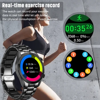LIGE 2020 Nove Pametne Watch Srčni utrip, Krvni Tlak Monitor Bluetooth Klic Moški Gledajo IP67 Nepremočljiva Smartwatch za Android iOS