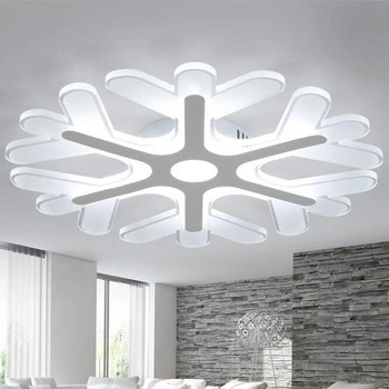 Jmmxiuz 2018 Vroče prodaje Ultra-tanek sneg stropne svetilke akril spalnica razsvetljavo oblikovan LED soba lučka+brezplačna dostava