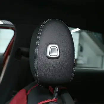 4pcs Chrome ABS Plastične Nalepke Vzglavnik Gumb Dekoracijo Trim za Mercedes Benz A GLE Razred W177 2019-2020 Modeli Dodatki