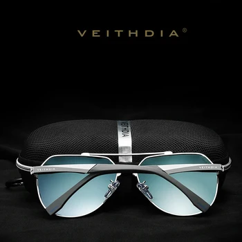 VEITHDIA Design Moške Aluminija, Magnezija Polarizirana sončna Očala Modre Leče Ogledalo Vožnje Očala sončna Očala Za Moške Moški odtenki
