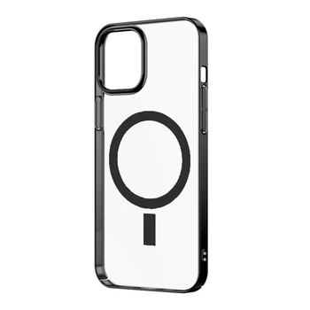 Vroče Pregleden Težko PC Ohišje Za IPhone 12 Max Pro Brezžični Polnilnik Magnetni Primeru Telefon Za IPhone 12 Novih 2020