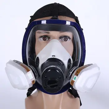 Facepiece Respirator Kompleti 6800 Poln Obraz Masko Za Slikarstvo Brizganje Plina Pesticidov, Kemičnih Protipožarna Zaščita
