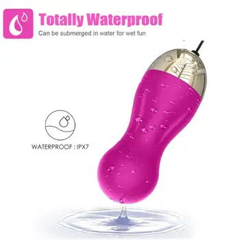 Mini Bullet Vibratorji Nepremočljiva analne bradavice Klitoris Stimulator Vibrator z Brezžičnim Daljinskim Jajce Adult Sex Igrače Za Ženske