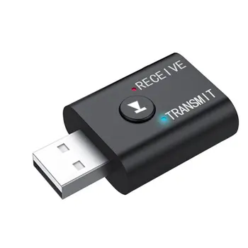 Bluetooth 5.0 Avdio Sprejemnik Oddajnik 2 V 1, RCA 3.5 3.5 mm Jack Stereo AUX Glasbe Brezžični USB Adapter za TV Car PC Zvočnik