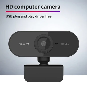 HD Webcam 1080P USB Spletna Kamera Video Spletne Konference Računalnik PC Monitor Video HD Spletna kamera Z Mikrofonom Računalnik PC, Laptop, Webcam