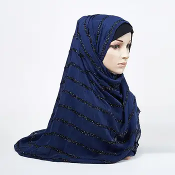 Nove Ženske Bombaž Perilo Dolgo Hidžab Šal Muslimanskih Lady Hidžab Kape Islam Oblačila Turški, Arabski Turban Šal Headscarves