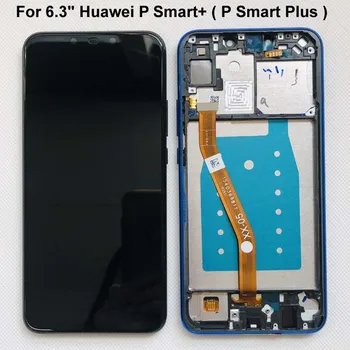 Test Original Za Huawei P Smart+ ( P Smart Plus ) INO-LX1 L21 Nova 3i Polno Zaslon LCD +Touch Screen Računalnike Skupščine+Okvir
