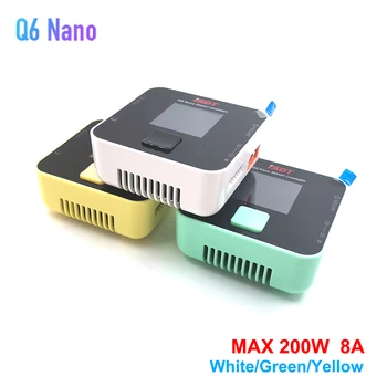 72W Moč Suppli Z ISDT V6 Nano 200W 8A 2-6S Lipo Baterije Bilance Polnilec Za Lilon LiPo LiHV Pb NiMH RC Baterije