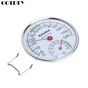 Iz nerjavečega Jekla, Termometer, Higrometer za Savno Sobni Temperaturi in Vlažnosti Meter