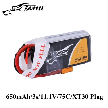 Ace Tattu Lipo Baterija 650mAh 11.1 v 14.8 v 3s 4s 75C RC Baterije z XT30 Plug Baterije za 150 Velikost FPV Brnenje Okvir