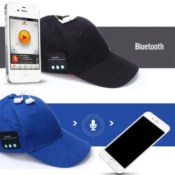 Moda Bluetooth 5.0 Slušalke Slušalke Fasion Baseball Skp Brezžični Poletne Kape s Stereo Slušalke Kot Darilo Moške in Ženske