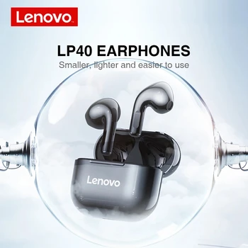 Lenovo LP40 TWS Brezžične Slušalke Bluetooth 5.0 Dual Stereo Bas Touch Kontrole IP54 življenje nepremočljiva LP2 XT91 Slušalke