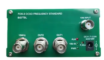 Za BG7TBL FOS-3 OCXO Frekvenčni Standard 2CH Besedo Uro,podporo terenec rb ura vnosa predlog za avdio opremo, Zvočniki