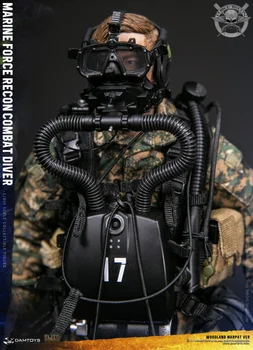 DAMTOYS 78055 1/6 ameriški Vojak Slika USMC MORSKE SILE RECON BOJ proti POTAPLJAČ GOZD MARPAT Prikrivanje VER Model Akcijske Figurice