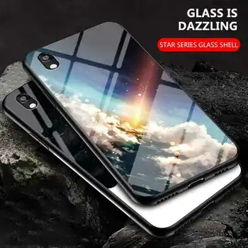 Joomer Zvezdnato Nebo Vzorec Stekla Primeru Za Huawei Honor 8 8a 8x Max 7x 7a Telefon Primeru Zajema