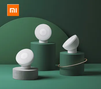 2019 Novo Xiaomi Mijia Led Indukcijske Night Light 2 Lučka Nastavljiva Svetlost Infrardeči vmesnik Smart Človeško telo senzor z Magnetno bazo
