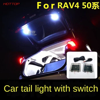 Za Toyota RAV4 2019 2020 5. LED Avto Rep Svetlobe, Prtljažnik, vrata prtljažnika Luč Svetilke Kovček Svetlobe