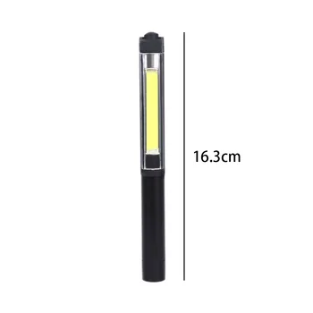Mini Metal LED Svetilka Pregled Svetlobe, baterijske Svetilke Pero Obliko Žep Izrezka Delo Ročno Svetilko z Magnetom Svetilka