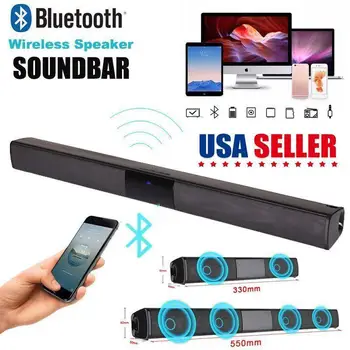 Brezžični Soundbar Z Brezžično Bluetooth Zvok Bar Sistem Zvočnikov TV, Domači Kino Soundbar Subwoofer za TV Deli