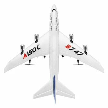 2020 NOVO XK A150-C B747 BOYIN 747 510mm Peruti EPP 2,4 GHz 2CH Dvojno Motornih RC Letalo, RTF DIY Zbiranje Igrač Za Otroke Darilo