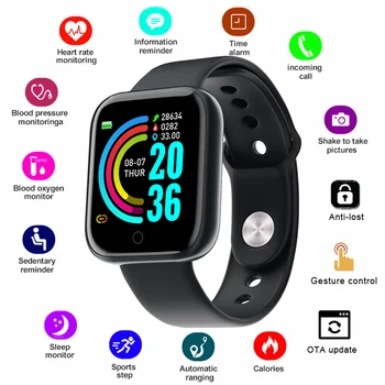 Pametno Gledati Nepremočljiva Sporočilo, Opomnik Amazfit Srčni utrip, Fitnes, Šport Tracker Smartwatch Passometer Moških 2020 za Android IOS