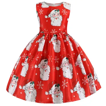 Baby Dekleta Božič Obleko Kostum Princeska Dekle je Novo Leto Stranka Obleke, Otroci, Otroci, Oblačila, Infantil Vestidos Rdeča Oblačila